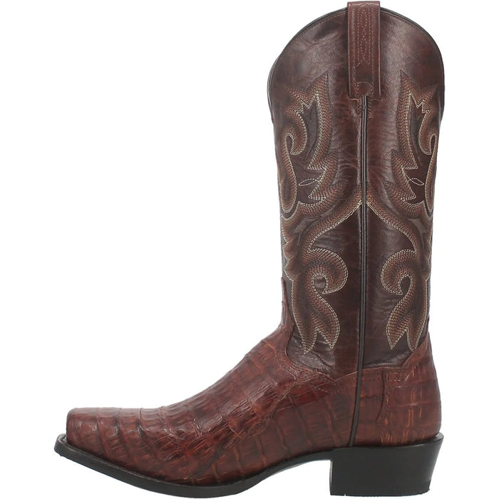 Dan Post Stalker Caiman Belly Square Toe Boots