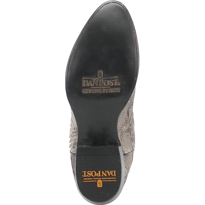 Manning Python Snakeskin Round Toe Cowboy Boots
