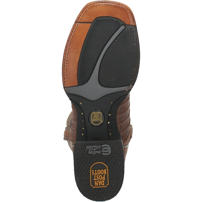 Dan Post Bayou Caiman Square Toe Boots - Brass