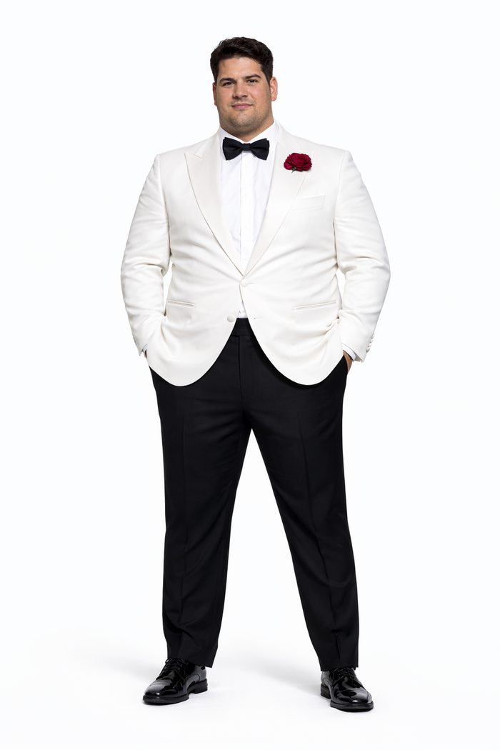 Daniel Craig Suit White Peak Lapel 2 Button james bond Tuxedo
