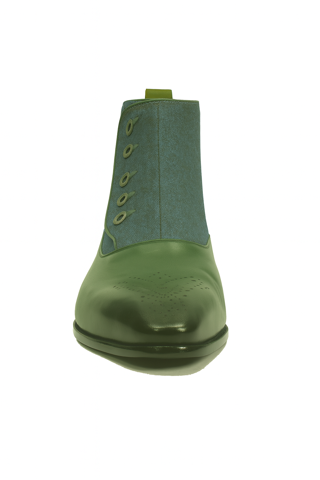 Deerskin Cowboy Boots - Emerald Deerskin Boots - Deer Boots - Deer Skin Boots