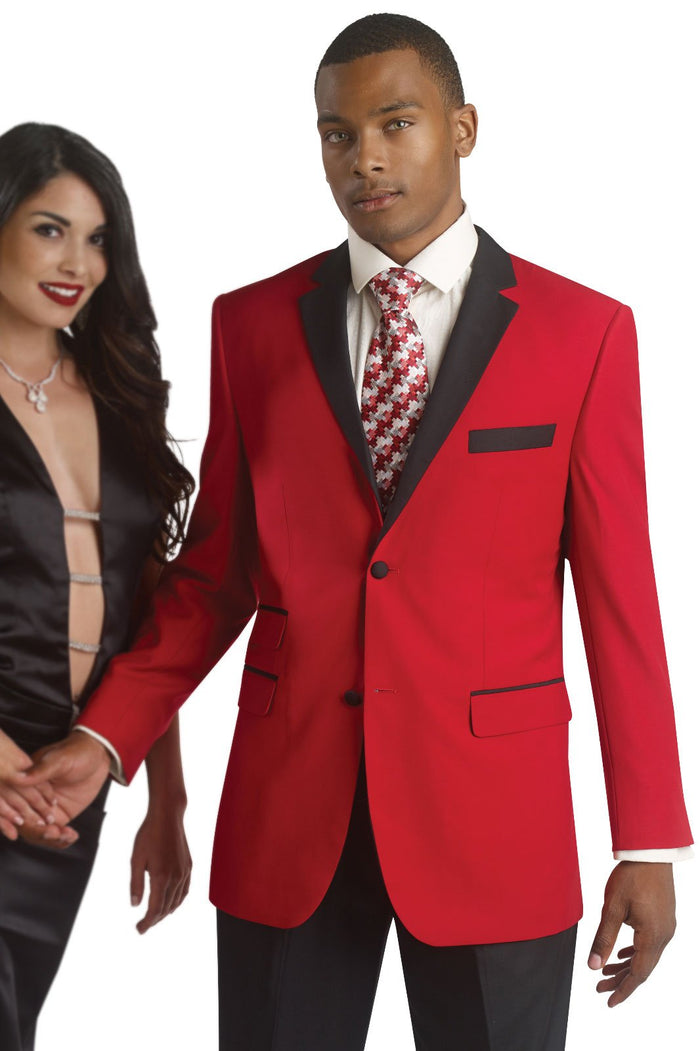 "Passion" Red Tuxedo by EJ Samuel - 2 Piece Set