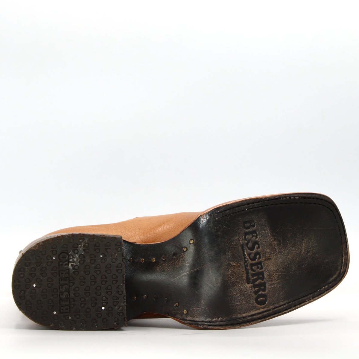 El Besserro Women's Square Toe Ankle Boots - Honey