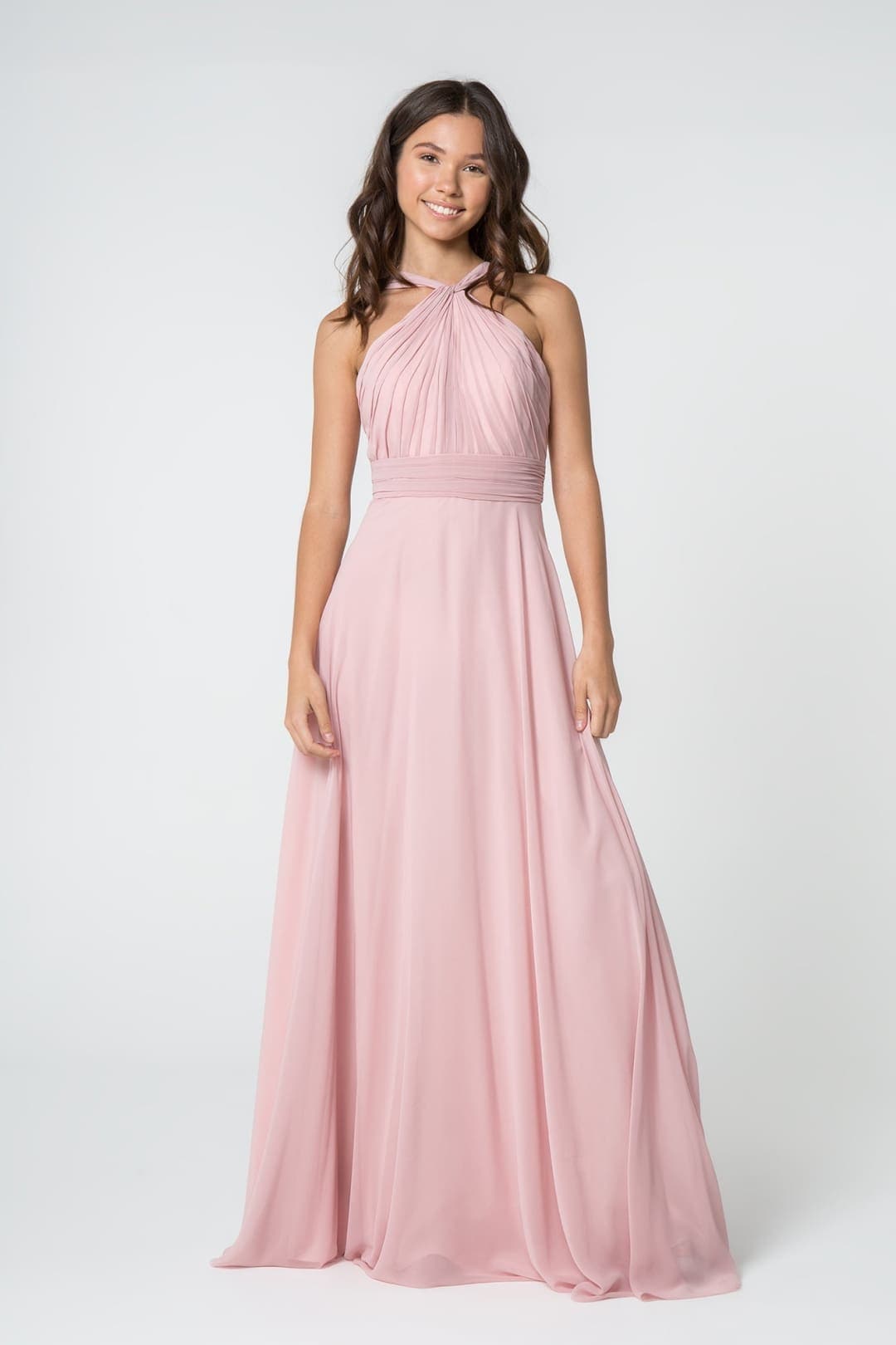 Halter Bridesmaid Dress by Elizabeth KGL2816