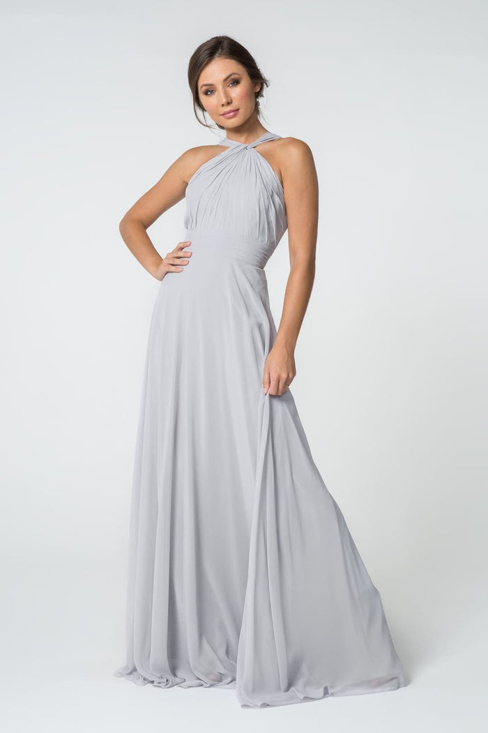Halter Bridesmaid Dress by Elizabeth KGL2816
