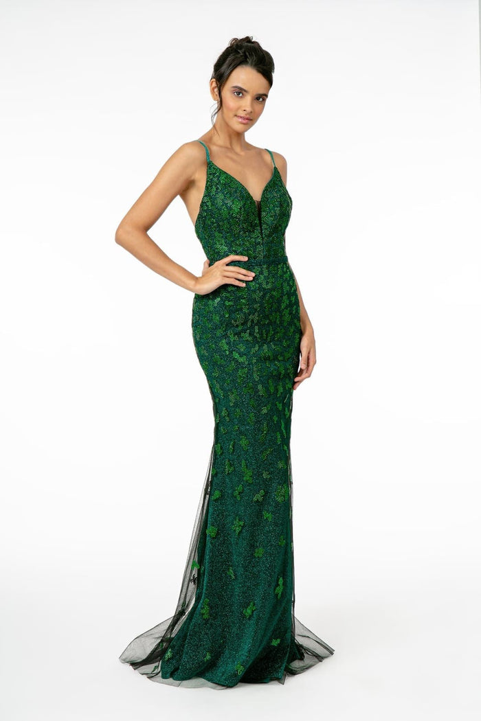 Spaghetti Strap Mermaid Gown by Elizabeth KGL2917