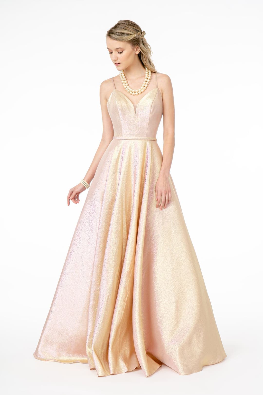 Mikado A-Line Prom Dress by Elizabeth KGL2951