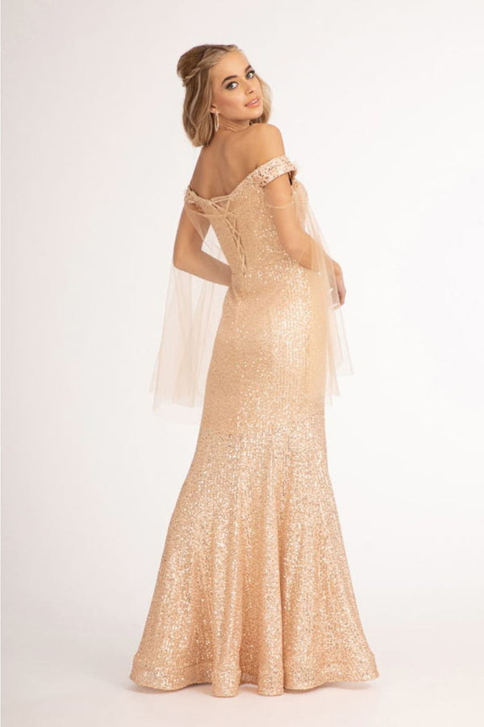 Sequin Mermaid Dress by Elizabeth KGL3054