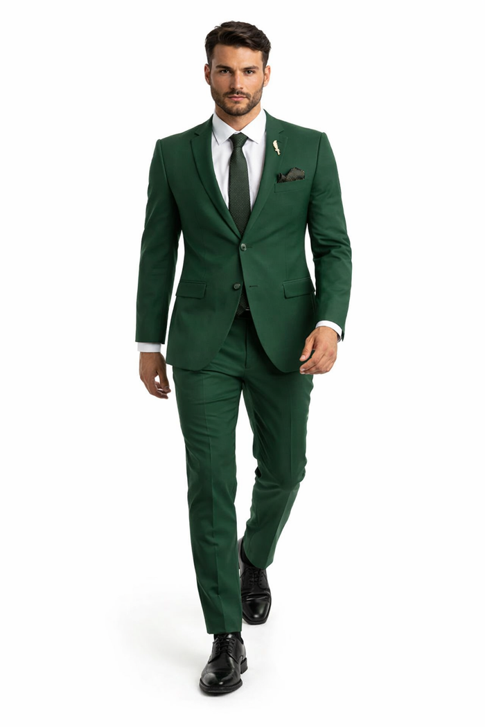 Emerald Green Slim Fit Wedding Suit