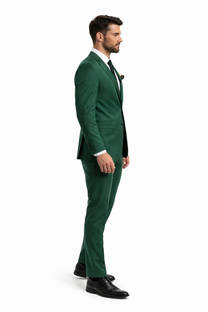 Emerald Green Slim Fit Wedding Suit