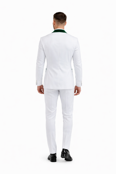 Emerald Green Tuxedo - Hunter Green Tuxedo + Vested Suit