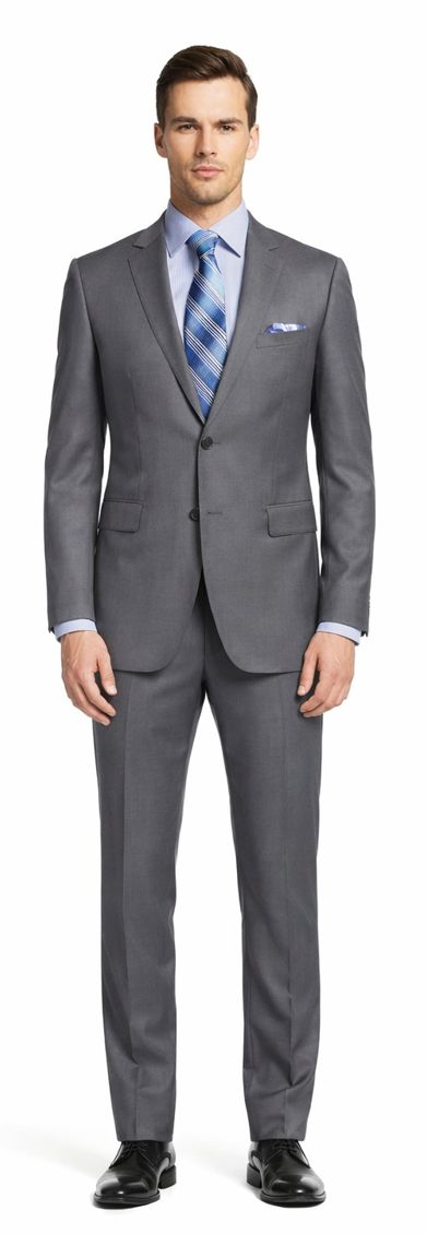 ENZO 150’s Super Wool 2-Button Suits in 6 Solid Fabrics Colors