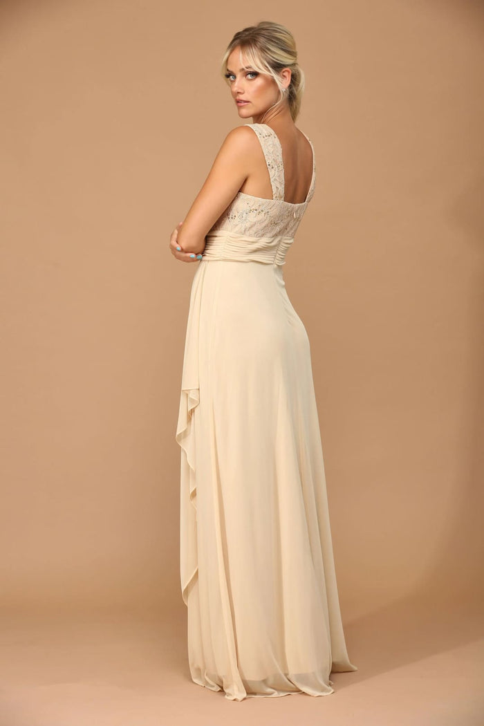 Eva USA 3094 Long Mother Of The Bride Lace Chiffon Jacket Dress
