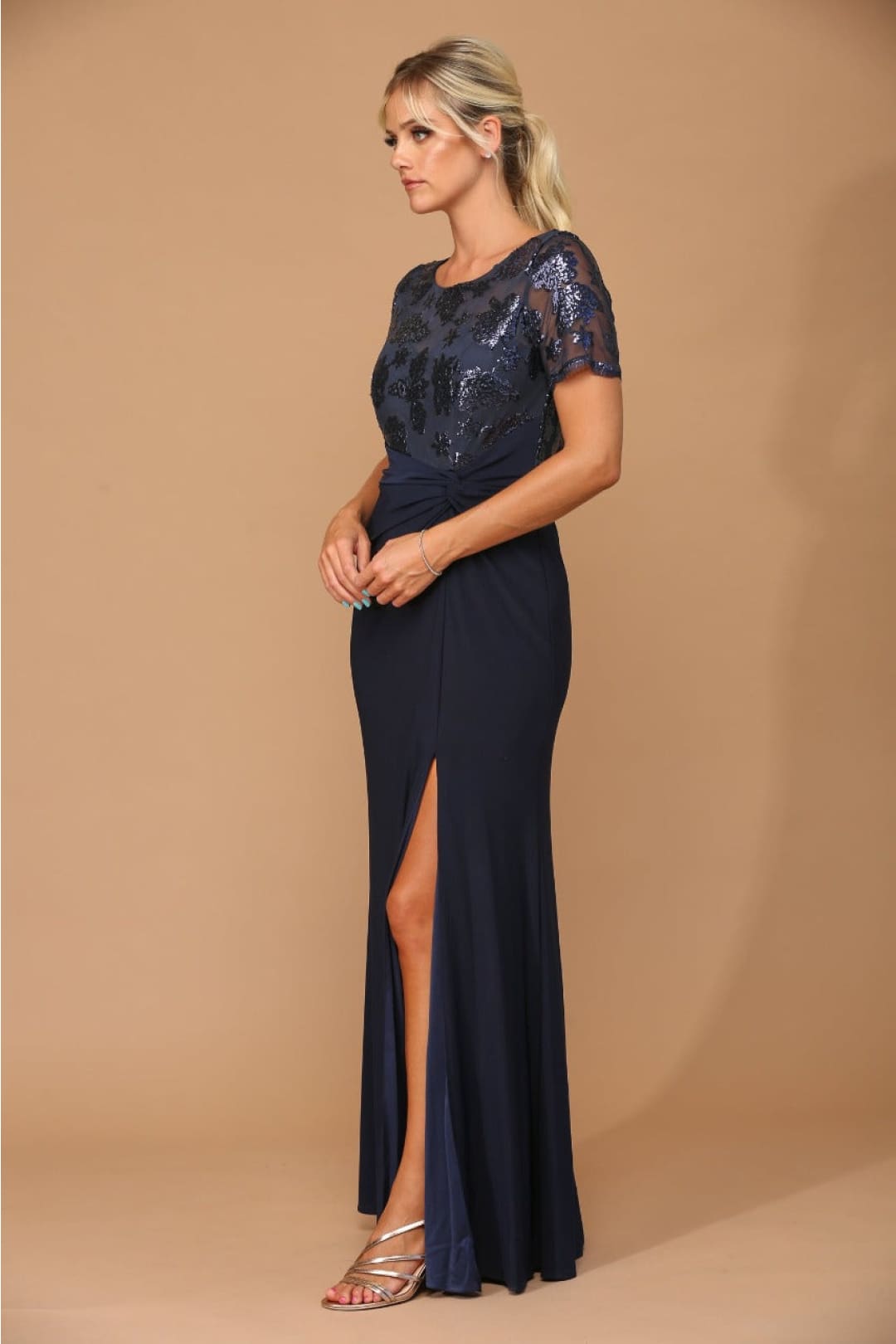 Eva USA 3439 Sequin Mother of the Bride Dress