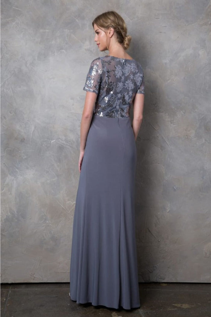 Eva USA 3439 Sequin Mother of the Bride Dress