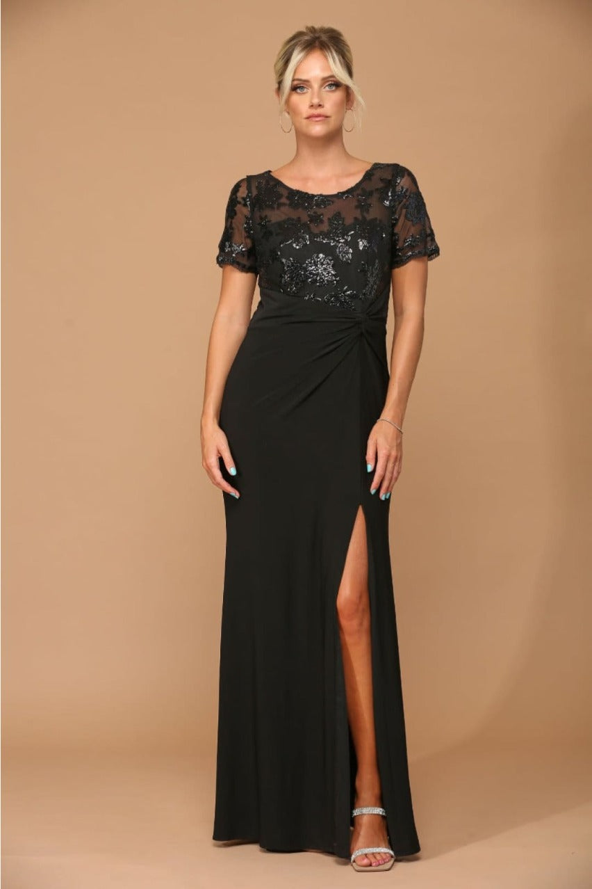Eva USA 3439 Sequin Mother of the Bride Dress