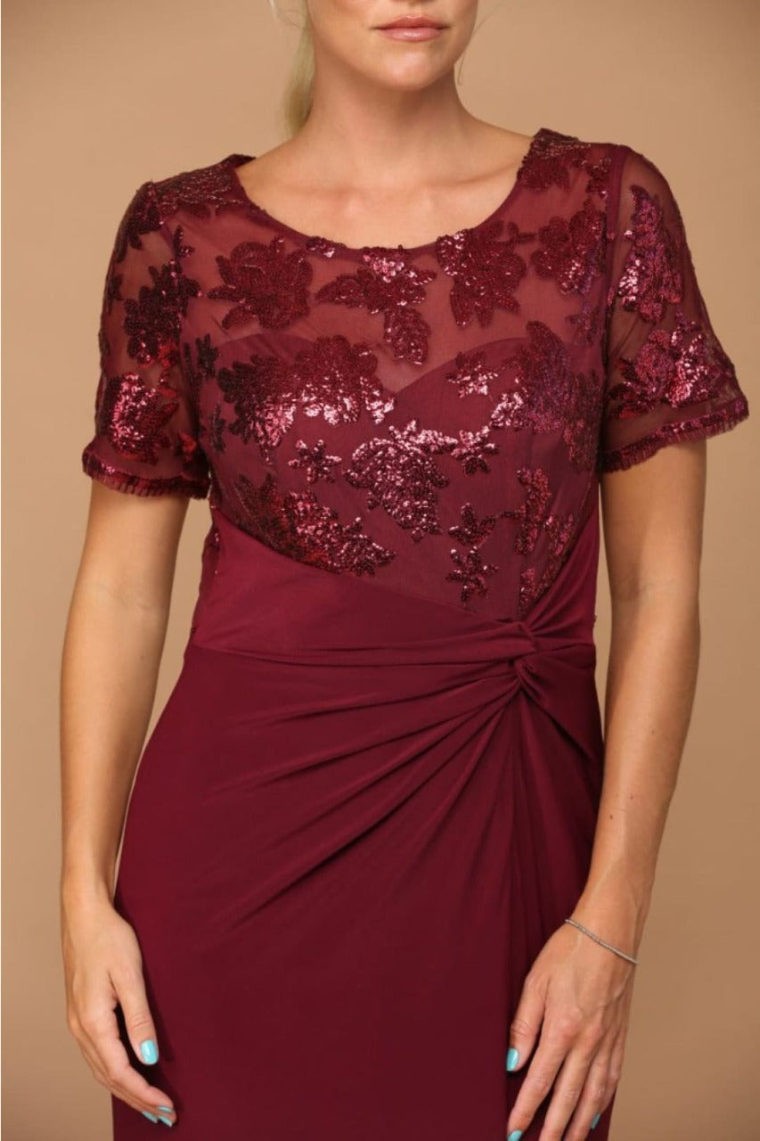 Eva USA 3439 Sequin Mother of the Bride Dress