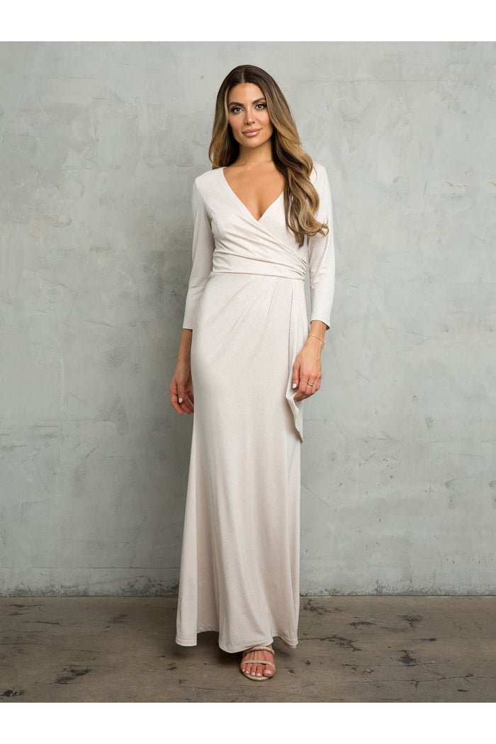 Glitter Long Mother of the Bride Formal Dress