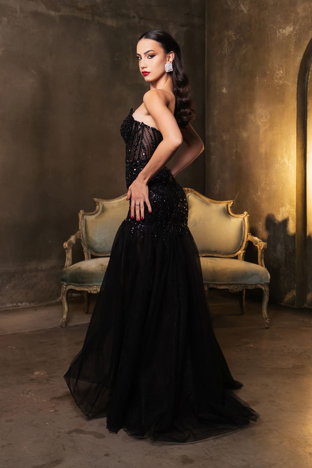 Evening Gown Strapless Sweetheart Neck Formal Dress By May Queen MQ2131