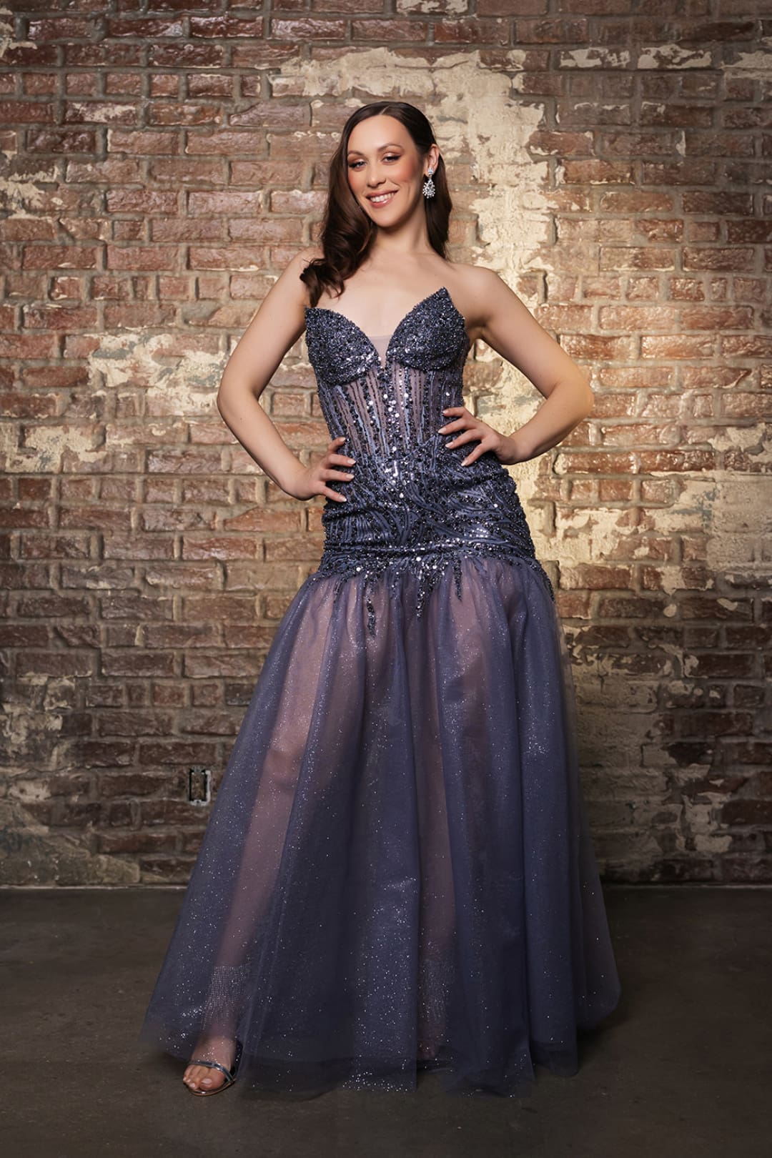 Evening Gown Strapless Sweetheart Neck Formal Dress By May Queen MQ2131