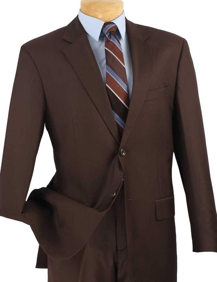 Executive Brown 2 Piece Regular Fit Suit