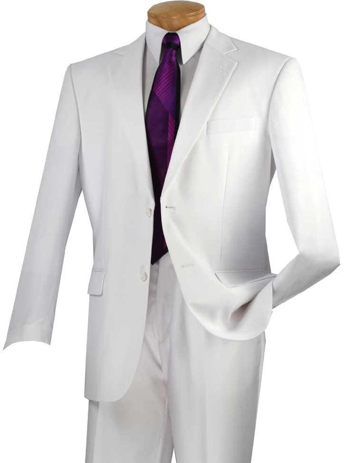 Executive 2 Piece Regular Fit Suit White