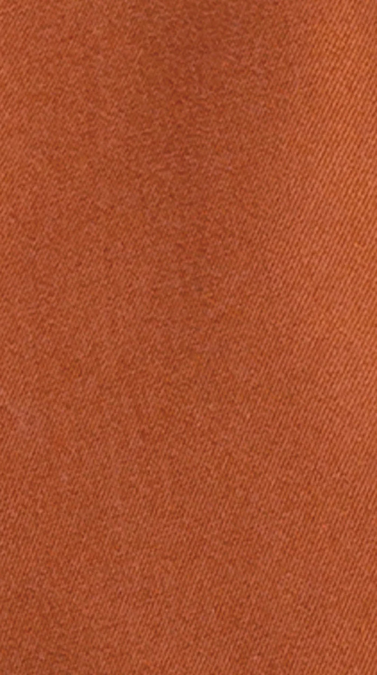 Men's Rust Solid Three Piece Suit