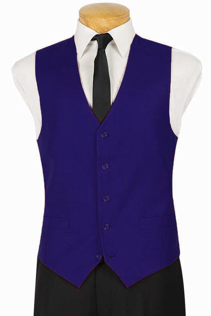 Classic Navy 5 Button Suit Vest for Men