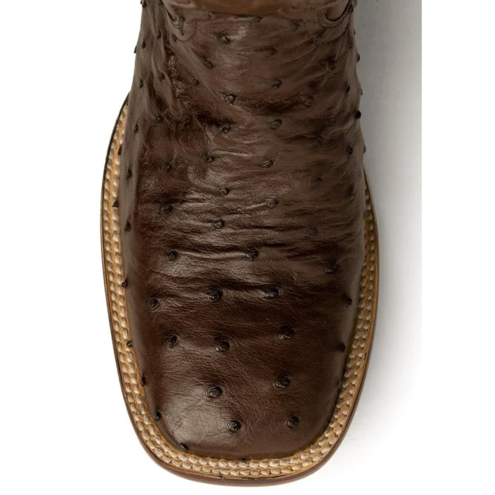 Ferrini Colt Square Toe Ostrich Boots Black