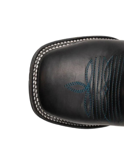 Ferrini Maverick Black Leather Boots for Men