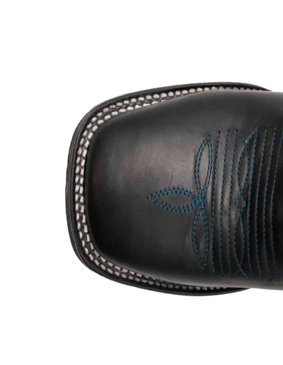 Ferrini Maverick Black Leather Boots for Men