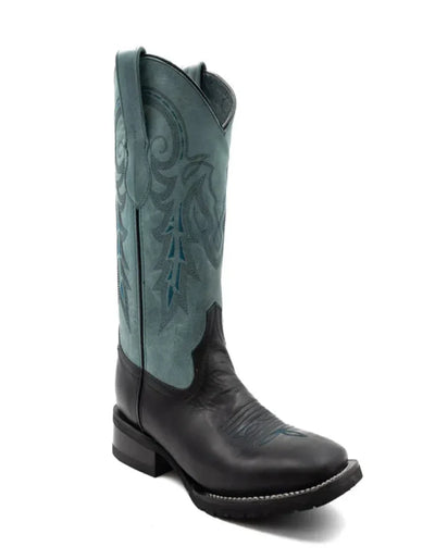 Ferrini Maverick Black Leather Boots for Men