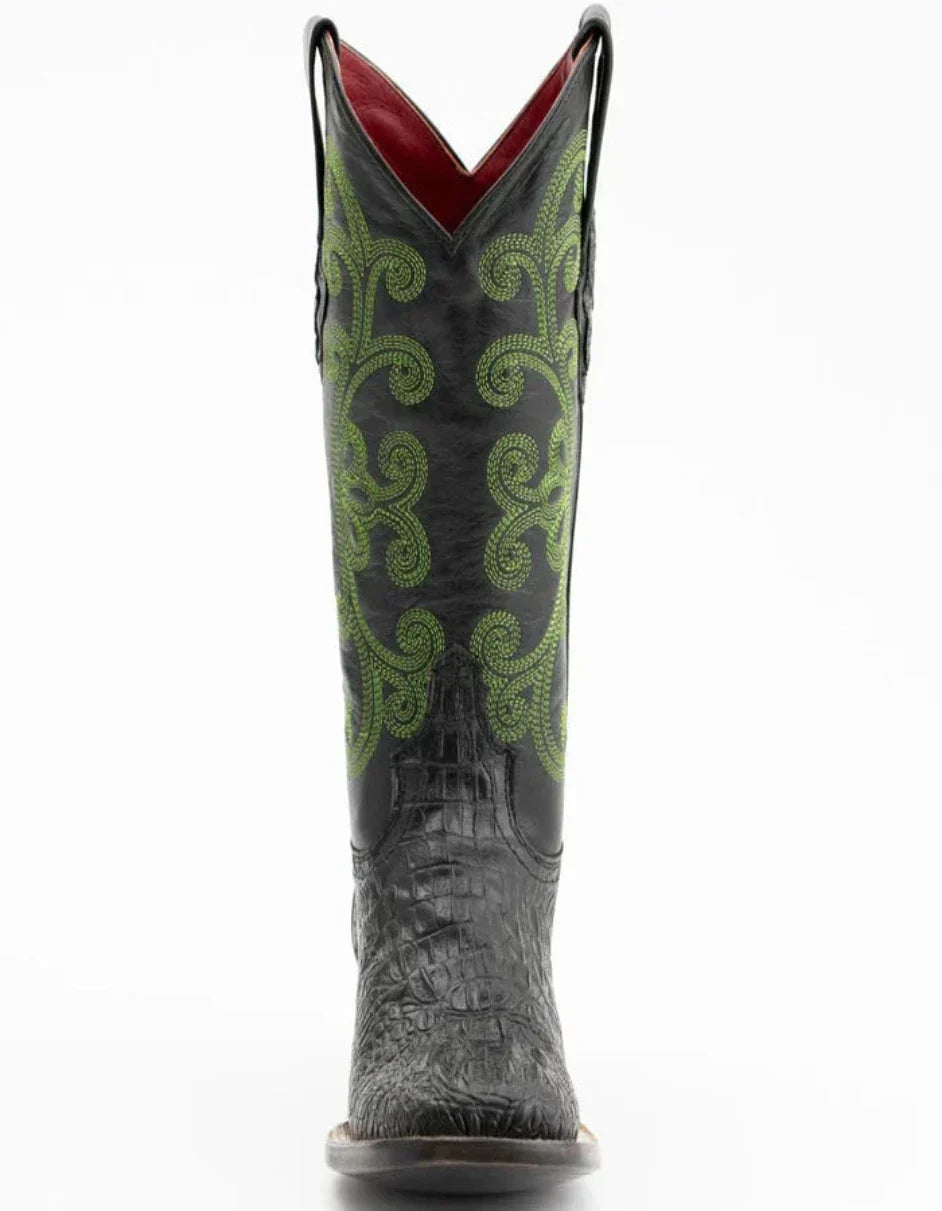 Ferrini Women's Stampede Crocodile Print Boots