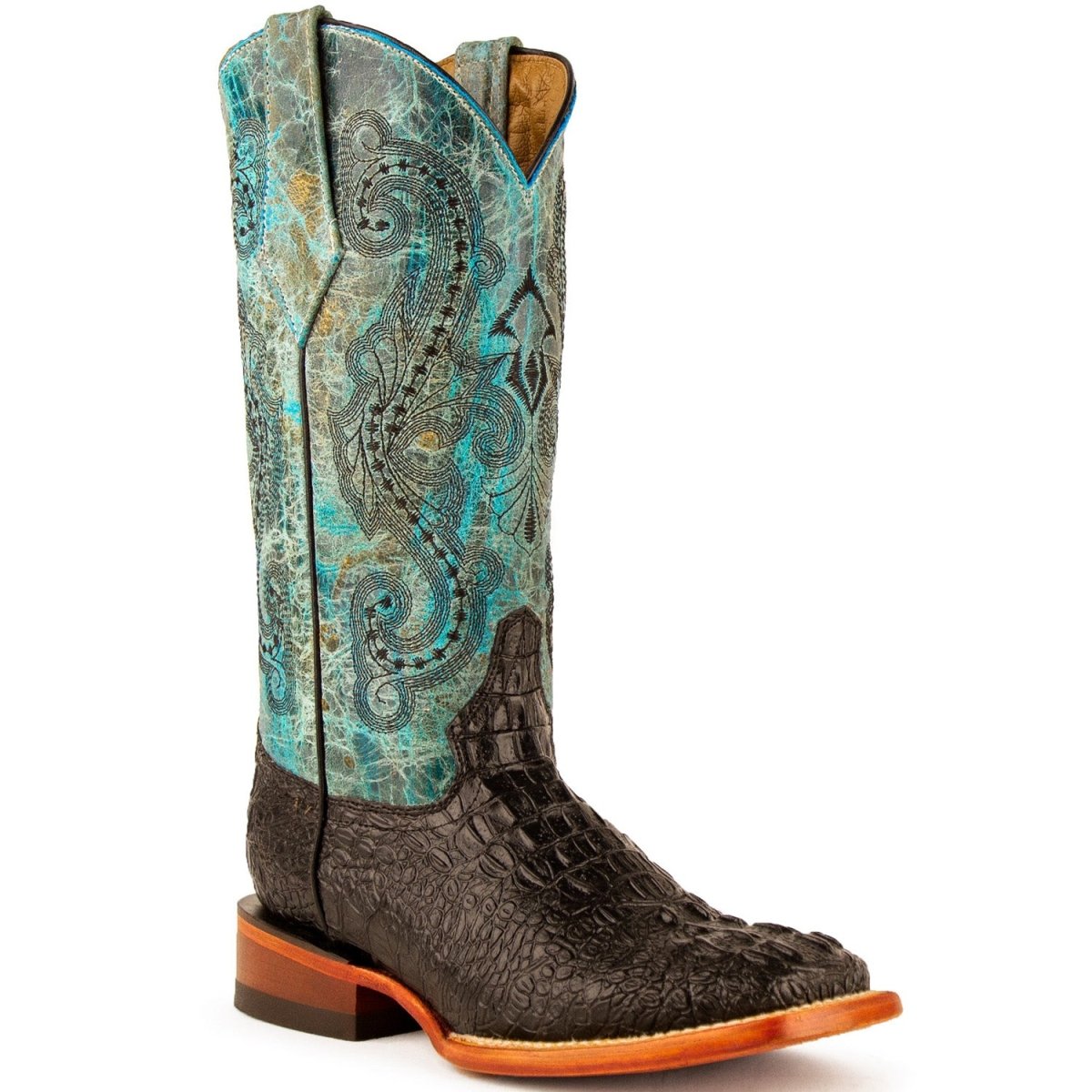 Ferrini Women's Stampede Crocodile Print Boots