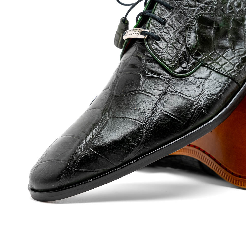 Marco Di Milano Fitipaldi Alligator Derby Olive