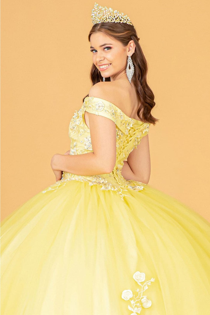 Yellow Ball Gown by Elizabeth K GL2802
