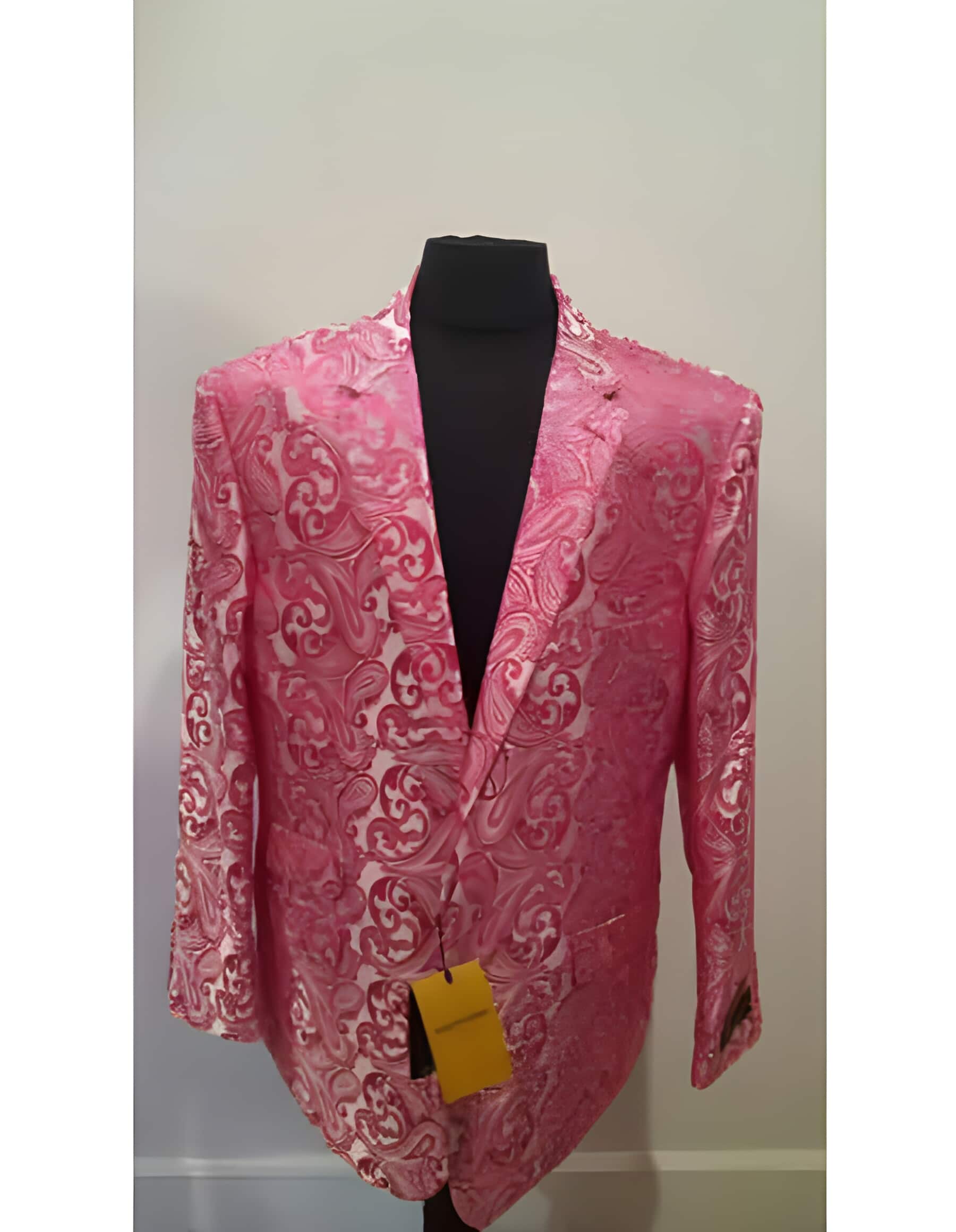 Floral ~ Flower Fuchsia  Dinner Jacket Tuxedo Looking Fashion Best Cheap Blazer For Affordable Cheap Priced Unique Fancy For Men Available Big Sizes on sale Men Affordable Sport Coats Sale