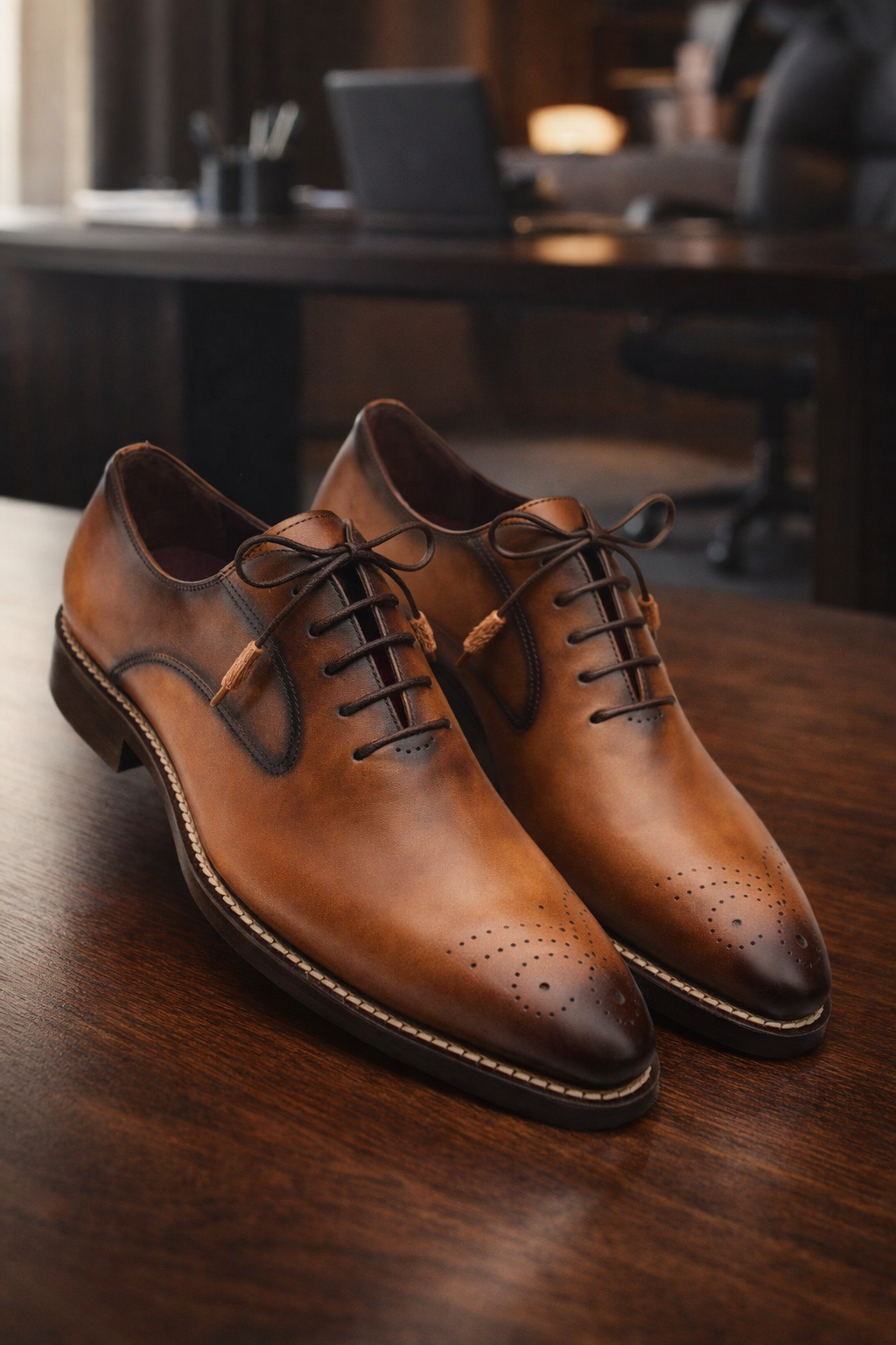 Mezlan Gavino Calfskin Leather Oxford