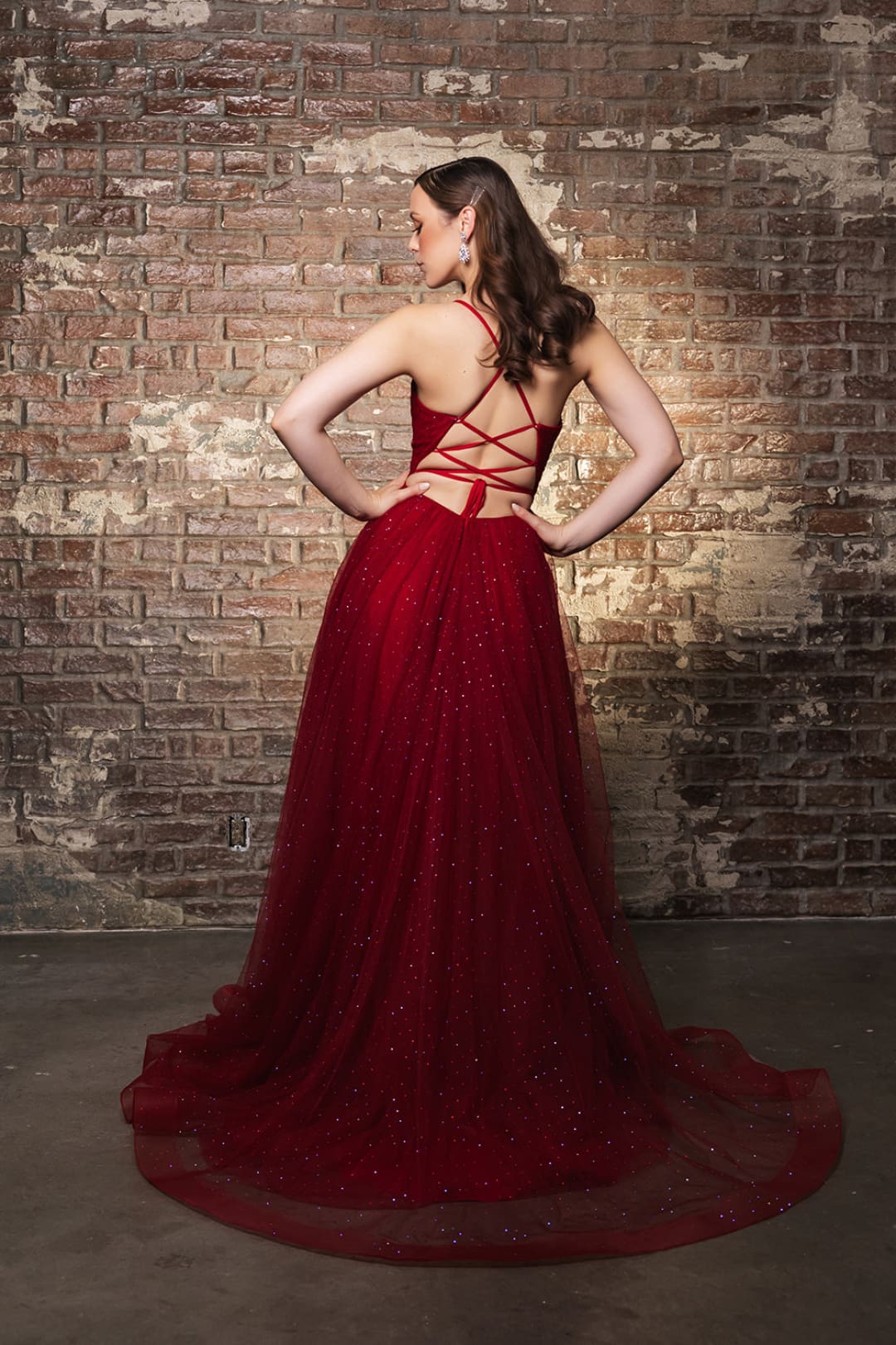 Formal Dress Spaghetti Strap A-Line Prom Gown By Royal Queen RQ8196
