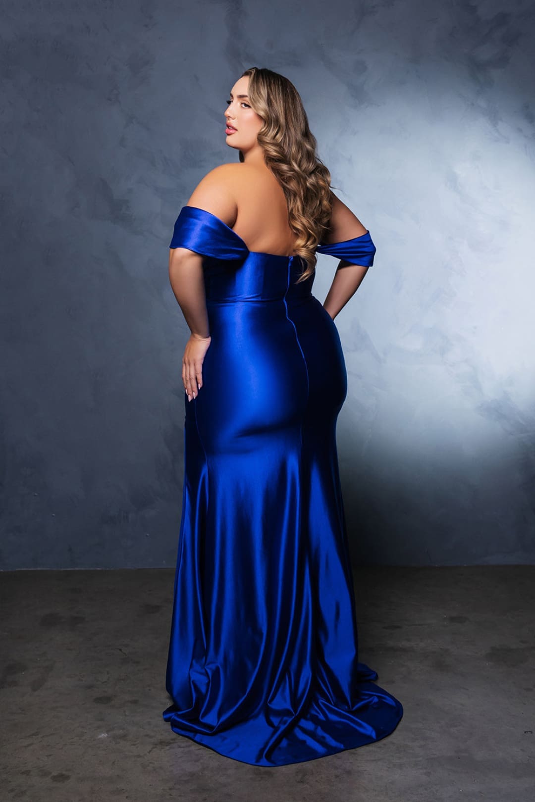 Gala Night Dress Off Shoulder Sheath Formal Dress By May Queen MQ2138B