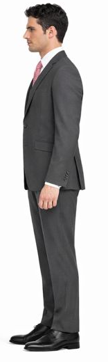 Giorgio Fiorelli Charcoal, Gray, and Light Gray Two-Button Suit