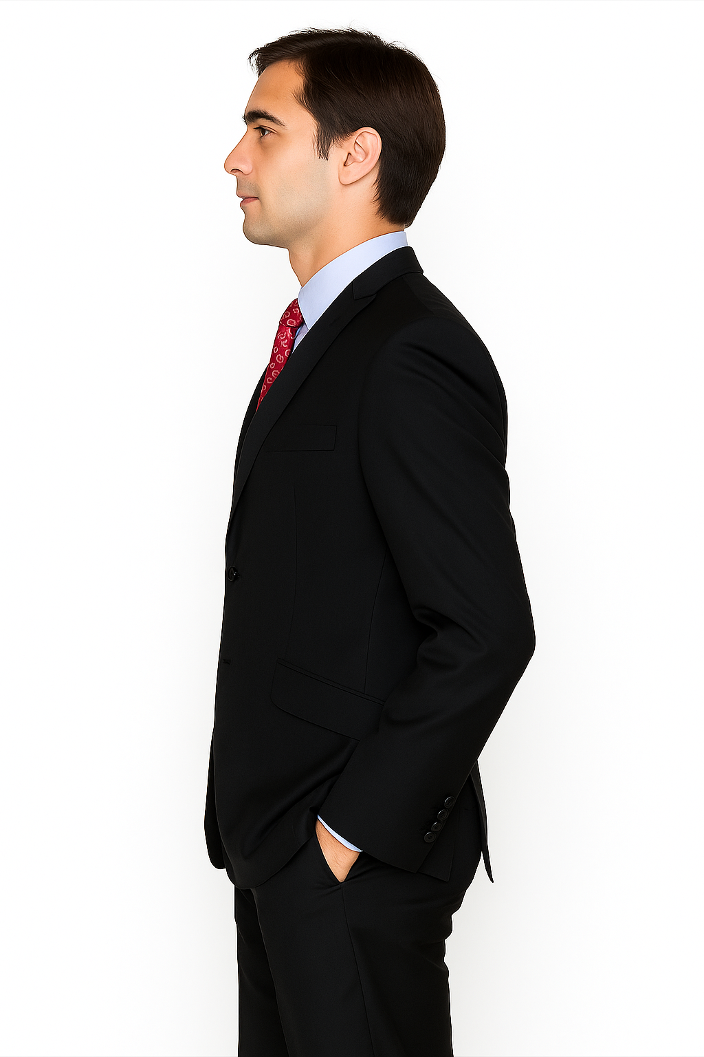 Giorgio Fiorelli Suit Men's Solid Black Suit