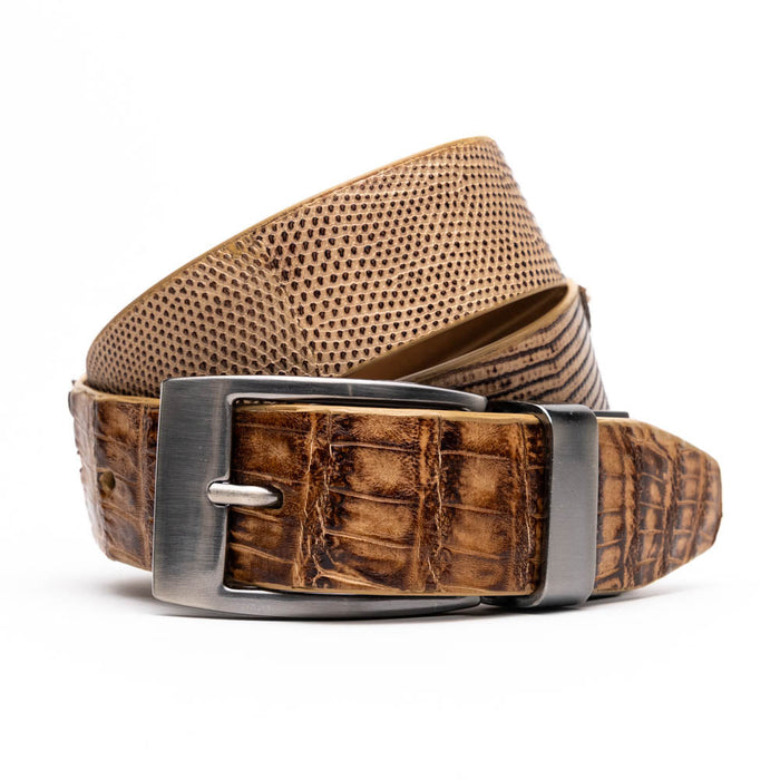 Marco Di Milano Giovanni Belt Pantano Orix Leather Shoe