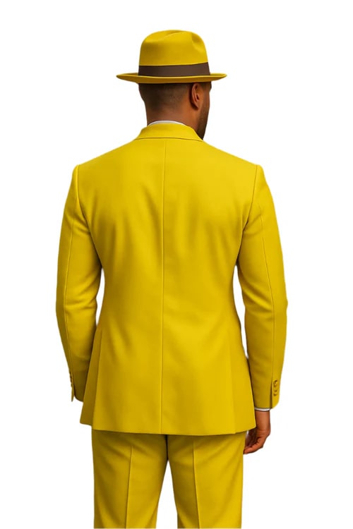 Yellow 1920s Zoot Suit for Men