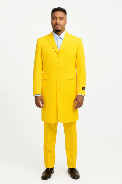 Yellow Zoot Suit Vintage 1920s Style for Men
