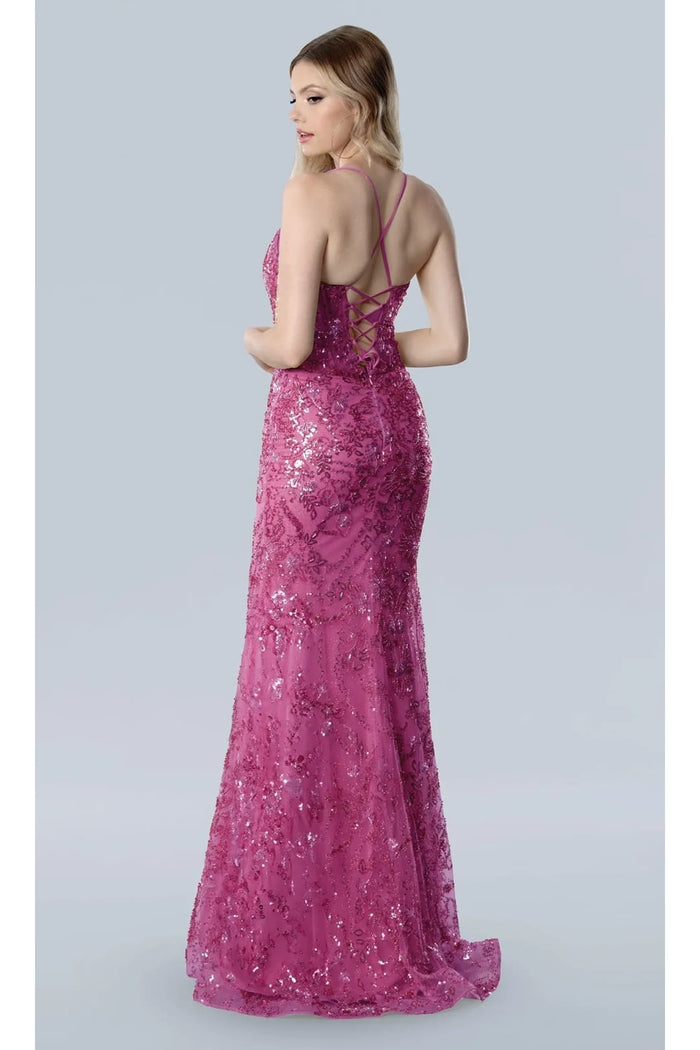 Gold Prom Dress Glitter Formal Evening Gown Stella Couture 25132