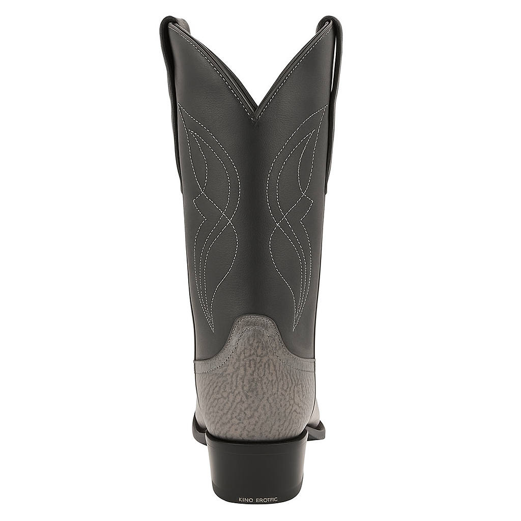 King Exotic Shark Snip Toe Western Boots