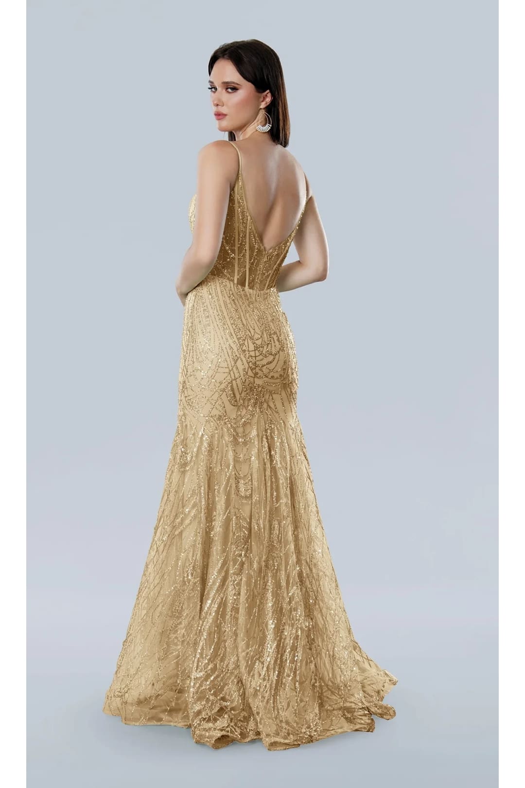 Green Prom Dress Sequins Formal Evening Gown Stella Couture 25105