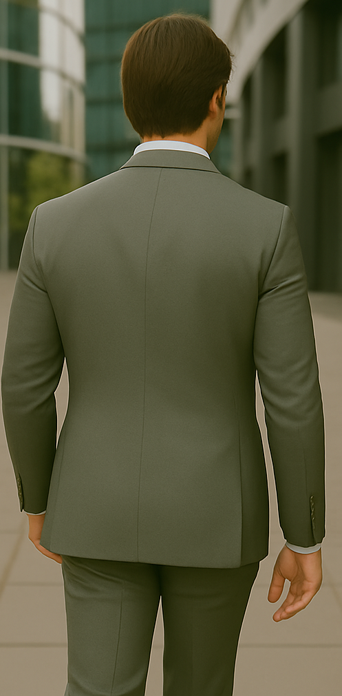 Italian Modern Fit Wool Suit by Statement