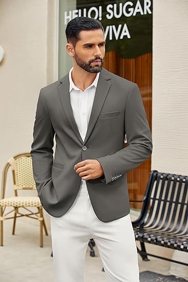 Men's Knit Blazer - AlligatorWarehouse